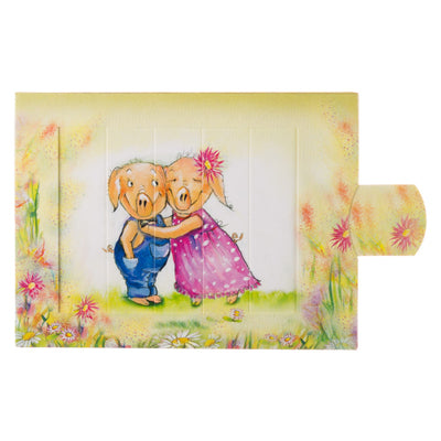 Pig love slide card - Olleke Wizarding Shop Amsterdam