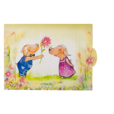 Pig love slide card - Olleke Wizarding Shop Amsterdam