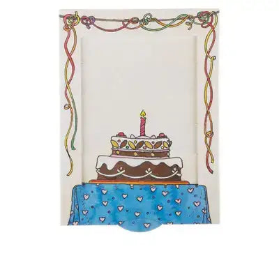 Birthday pig slide card - Olleke Wizarding Shop Amsterdam