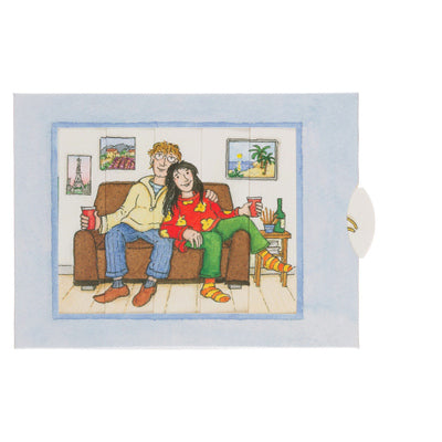 Growing old slide card - Olleke Wizarding Shop Amsterdam