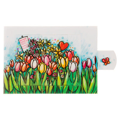 Tulip slide card - Olleke Wizarding Shop Amsterdam