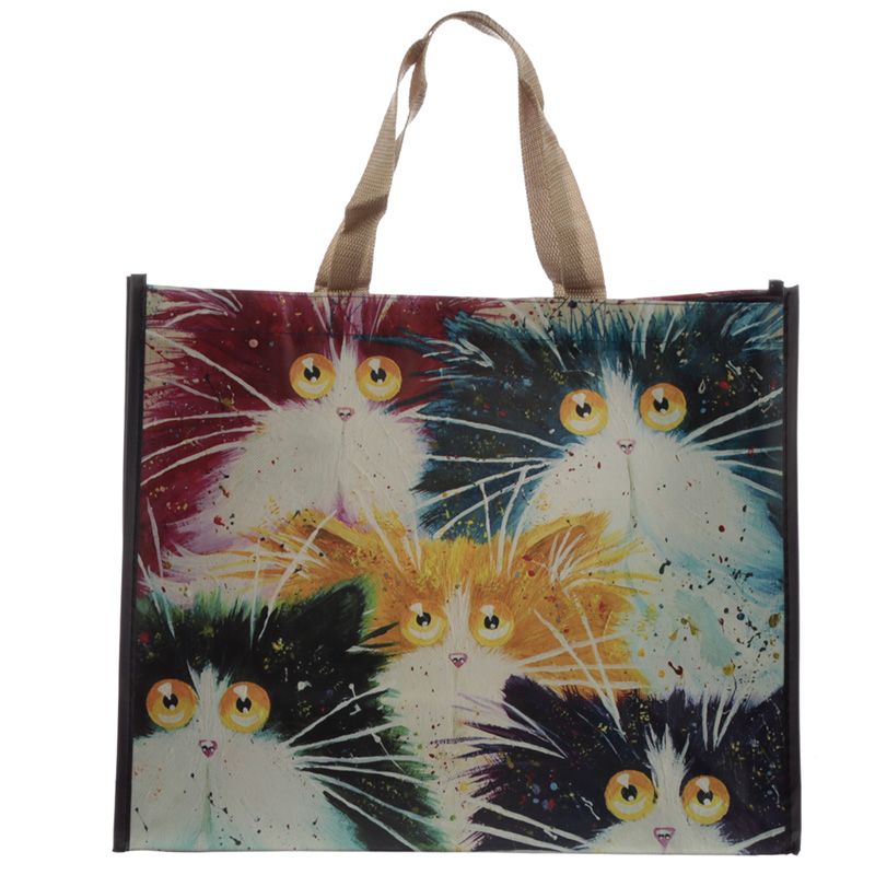 Kim Haskins Cats Shopper Bag - Olleke Wizarding Shop Amsterdam
