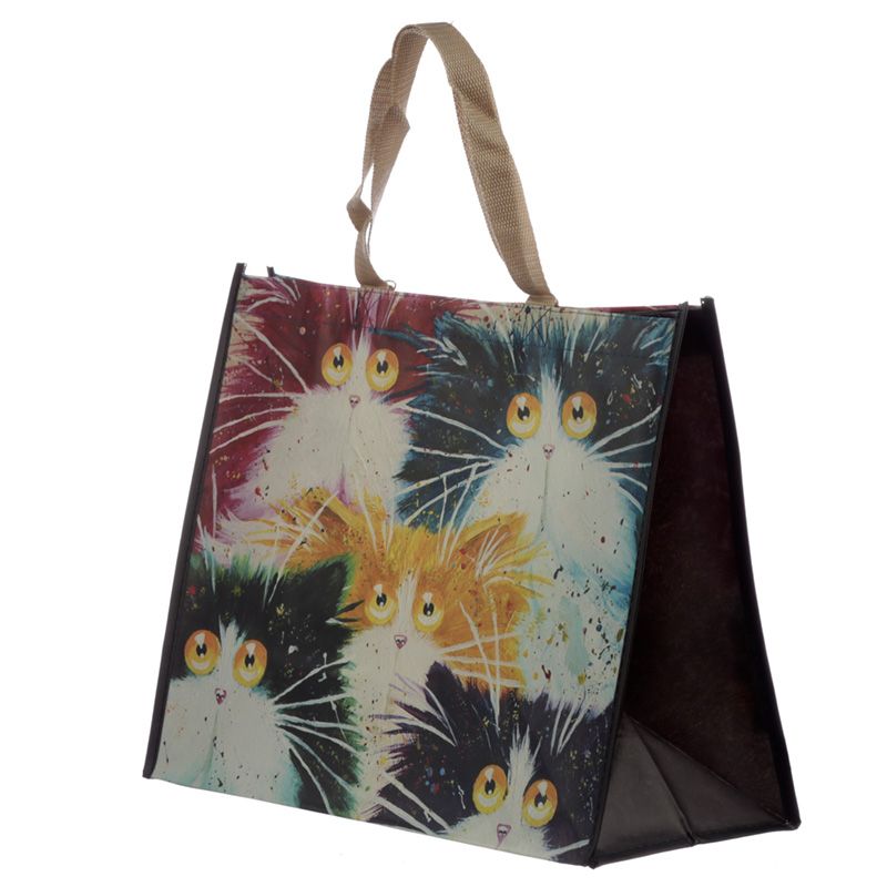 Kim Haskins Cats Shopper Bag - Olleke Wizarding Shop Amsterdam