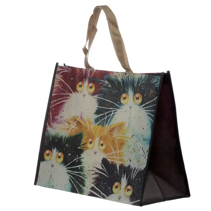 Kim Haskins Cats Shopper Bag - Olleke Wizarding Shop Amsterdam
