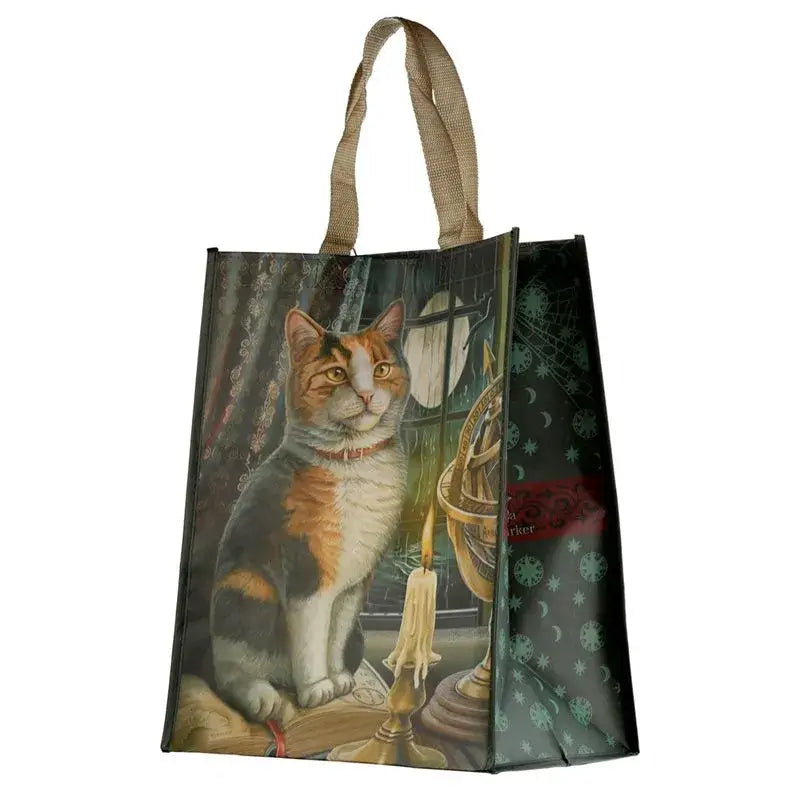 Adventure Awaits Cat Shopping Bag - Olleke Wizarding Shop Amsterdam
