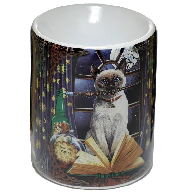 Magic Cat Wax and Oil Burner - Olleke Wizarding Shop Amsterdam
