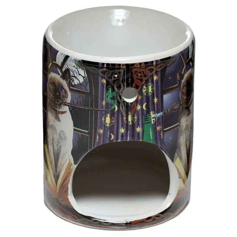Magic Cat Wax and Oil Burner - Olleke Wizarding Shop Amsterdam