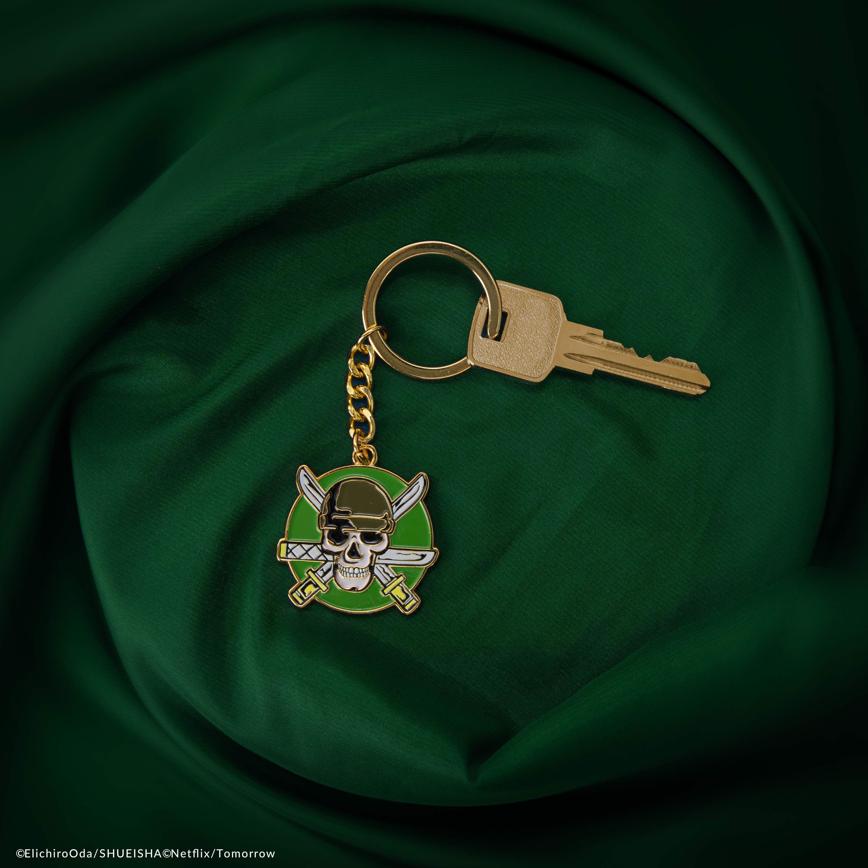One Piece Zoro‘s skull keyring - Olleke Wizarding Shop Amsterdam