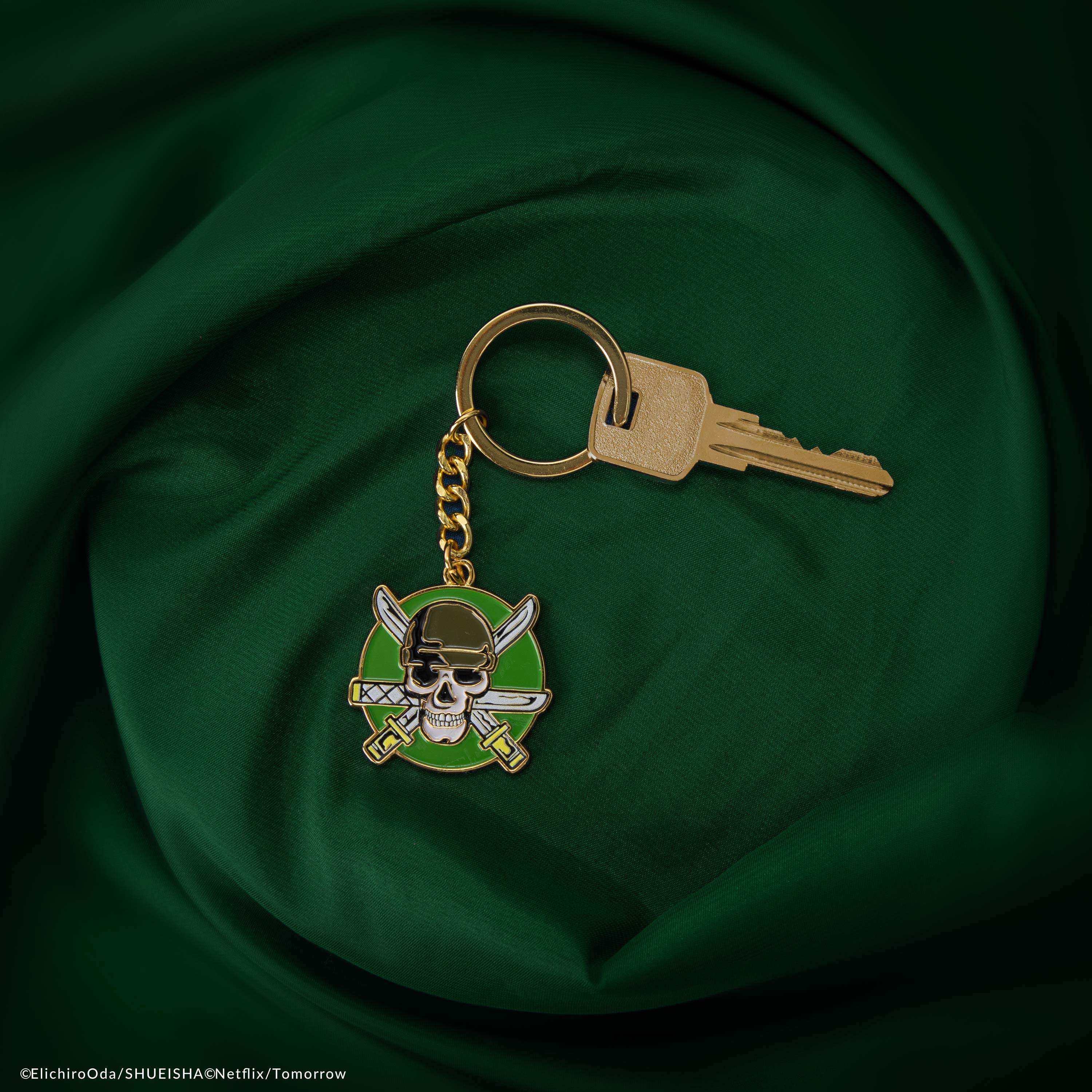 One Piece Zoro‘s skull keyring - Olleke Wizarding Shop Amsterdam