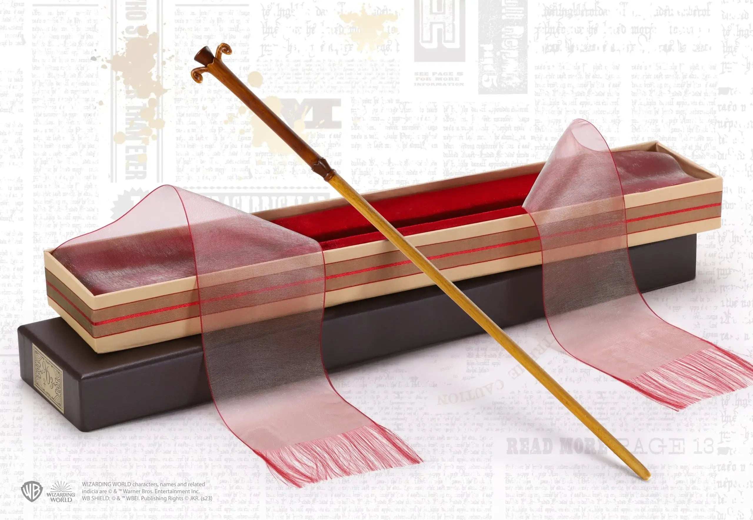 Gilderoy Lockhart Wand in Ollivanders Box - Olleke Wizarding Shop Amsterdam
