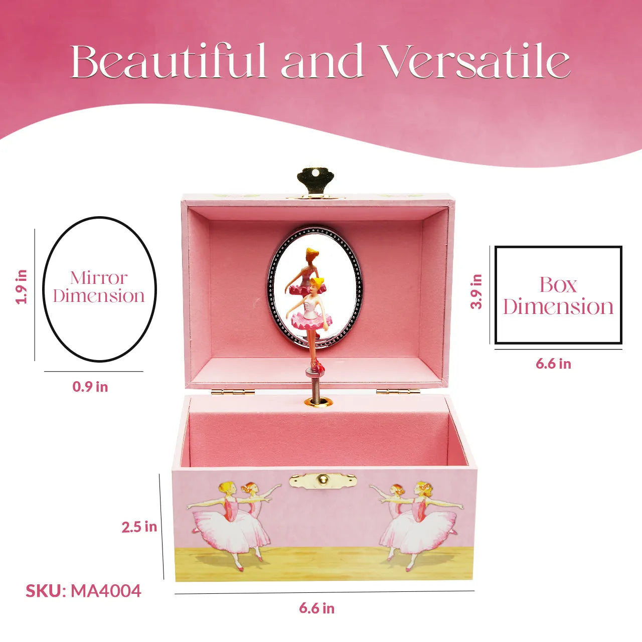Ballerina Small Jewelry Box - Olleke Wizarding Shop Amsterdam