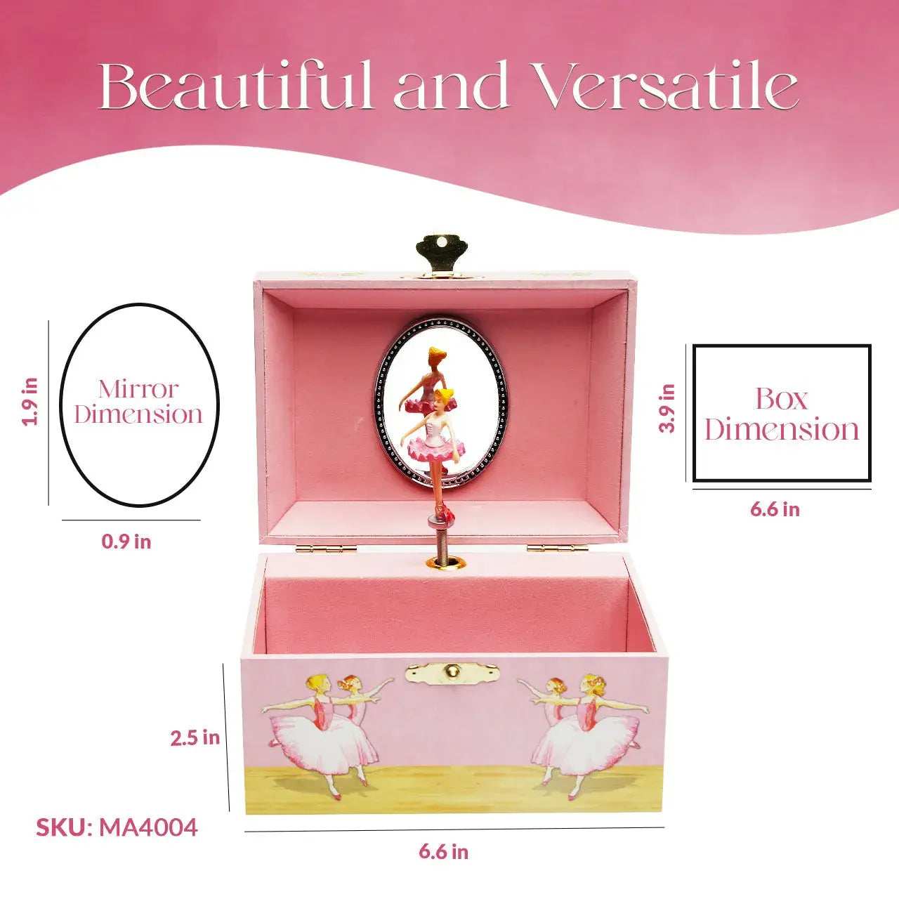 Ballerina Small Jewelry Box - Olleke Wizarding Shop Amsterdam