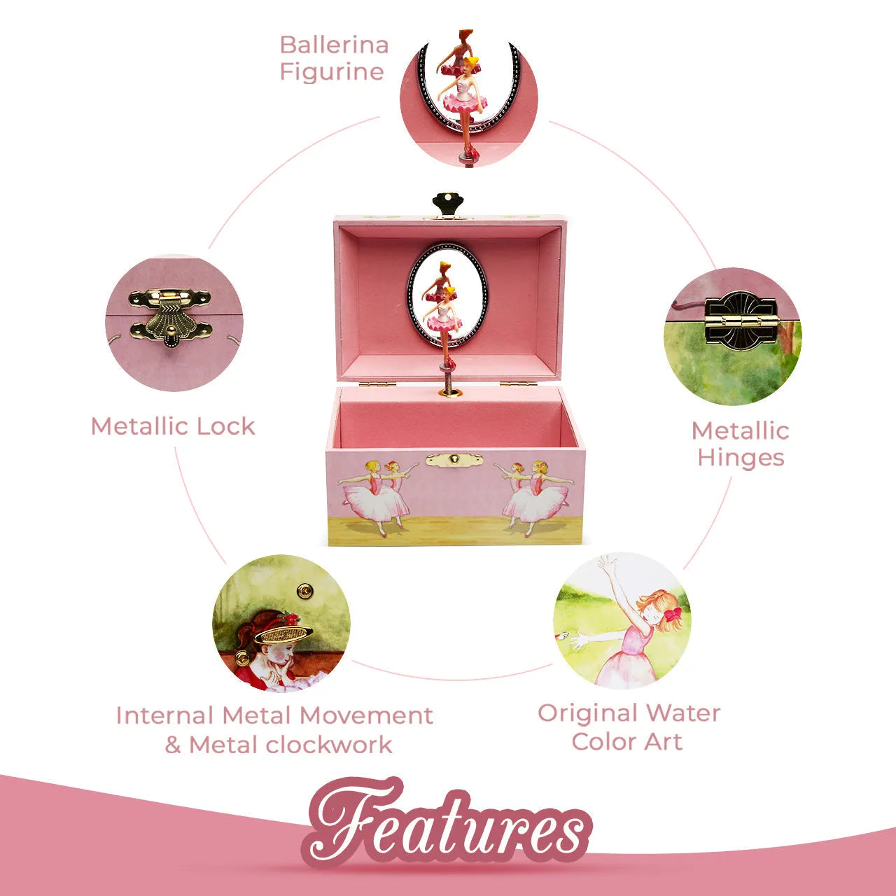 Ballerina Small Jewelry Box - Olleke Wizarding Shop Amsterdam