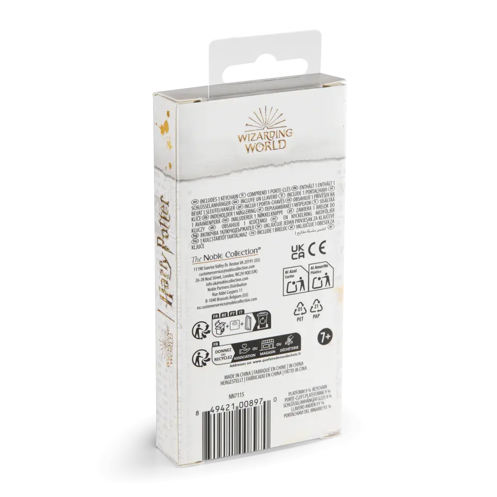 Platform 9¾ Keychain - Olleke Wizarding Shop Amsterdam