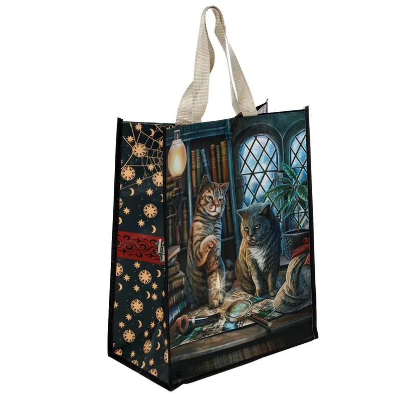 Purrlock Holmes Cat Shopping Bag - Olleke Wizarding Shop Amsterdam