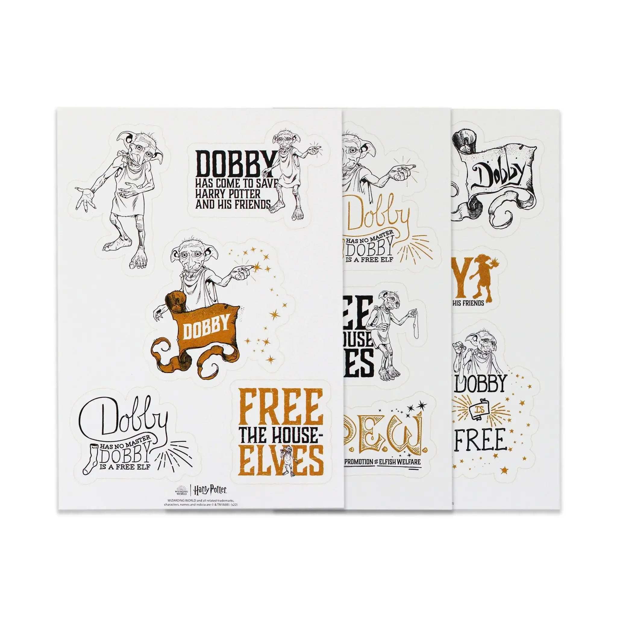 Harry Potter Sticker Sheet Dobby - Olleke Wizarding Shop Amsterdam