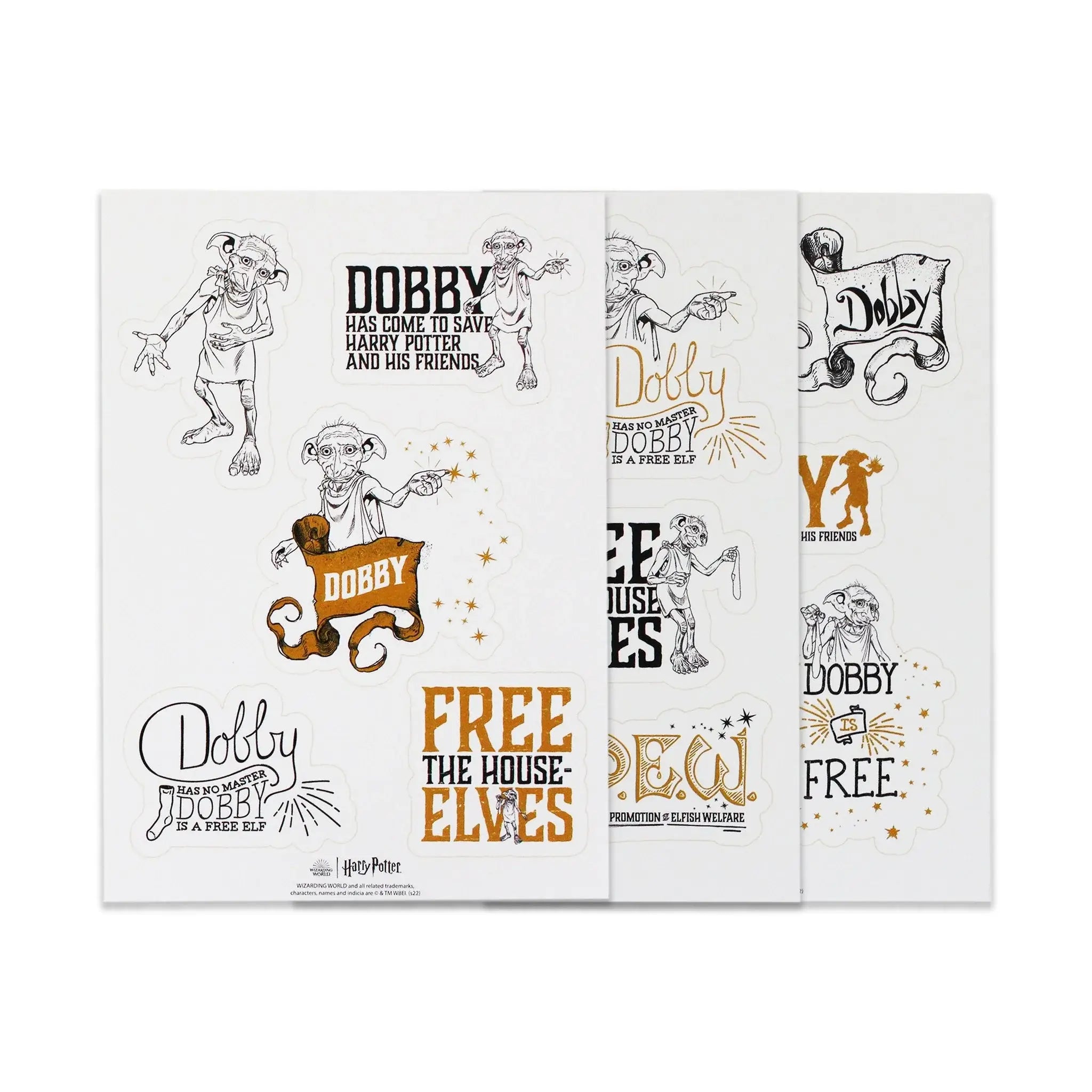 Harry Potter Sticker Sheet Dobby - Olleke Wizarding Shop Amsterdam
