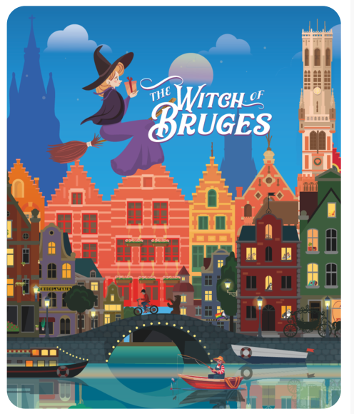 The Witch of Bruges Magnet - Olleke Wizarding Shop Amsterdam
