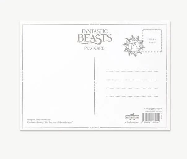 Fantastic Beasts Isignia Election Poster Postcard - Olleke Wizarding Shop Amsterdam