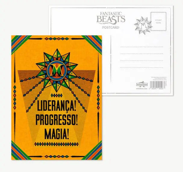 Fantastic Beasts 'Vote Vincência Santos Election Poster' Postcard - Olleke Wizarding Shop Amsterdam