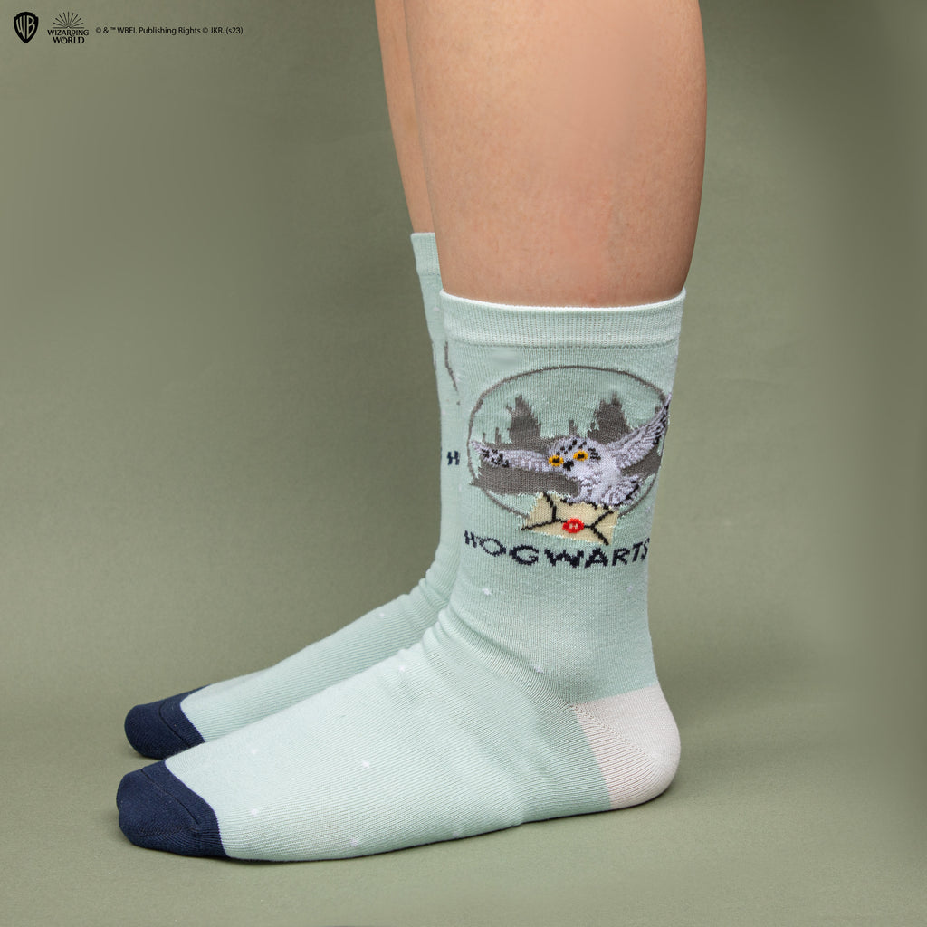 Harry Potter Set of 3 Hedwig Socks - Olleke Wizarding Shop Amsterdam