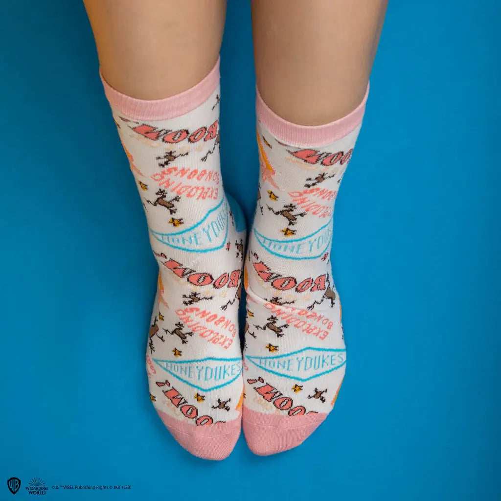 Harry Potter Set of 3 Honeydukes Socks - Olleke Wizarding Shop Amsterdam