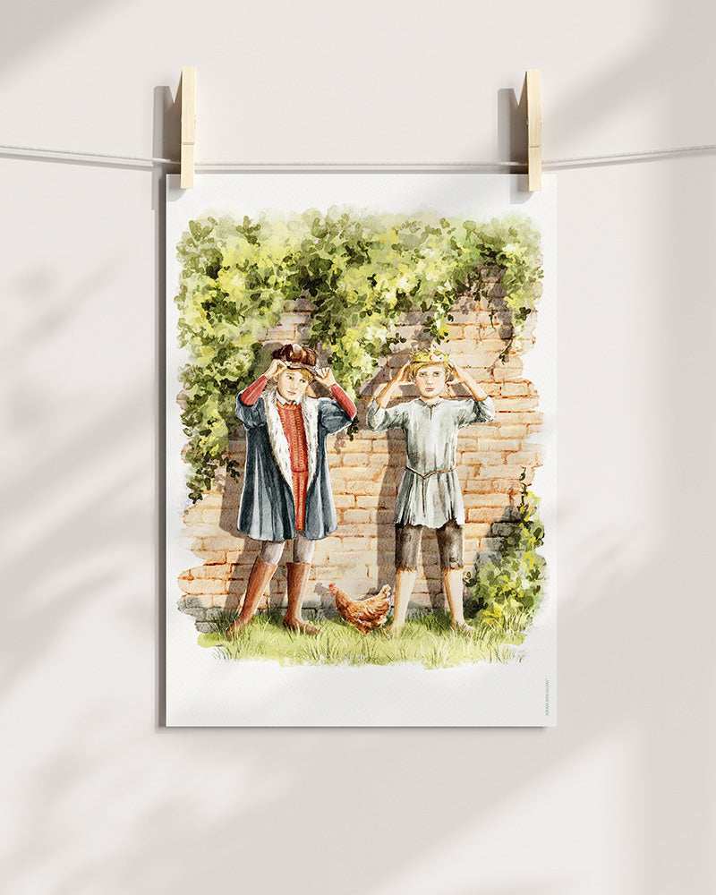 The Prince and the Pauper Art Print