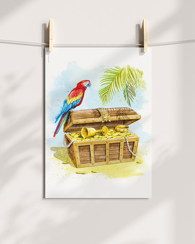 Treasure Island Art Print