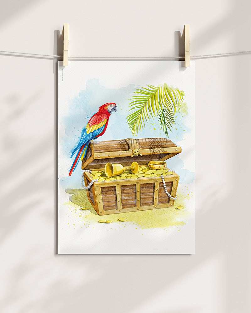 Treasure Island Art Print