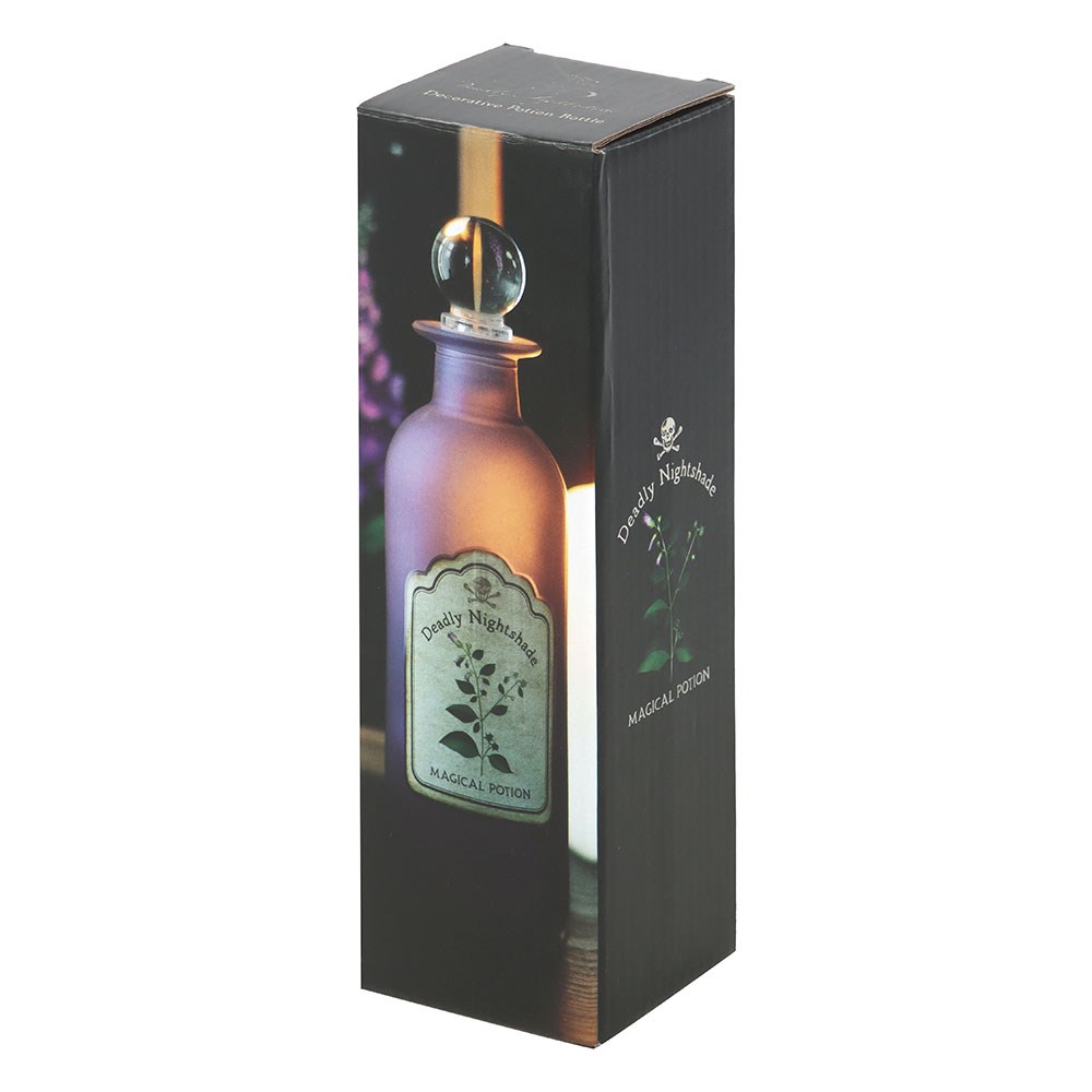 Deadly Nightshade Decorative Glass Potion Bottle - Olleke Wizarding Shop Amsterdam