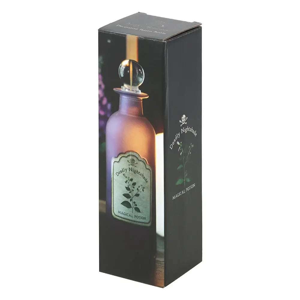 Deadly Nightshade Decorative Glass Potion Bottle - Olleke Wizarding Shop Amsterdam