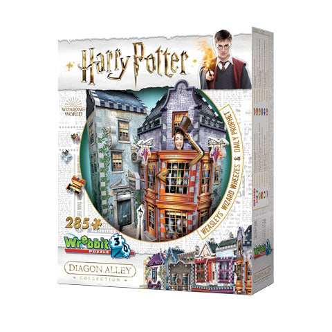 Harry Potter Weasleys Wizard Wheezes and Daily Prophet puzzle 3D