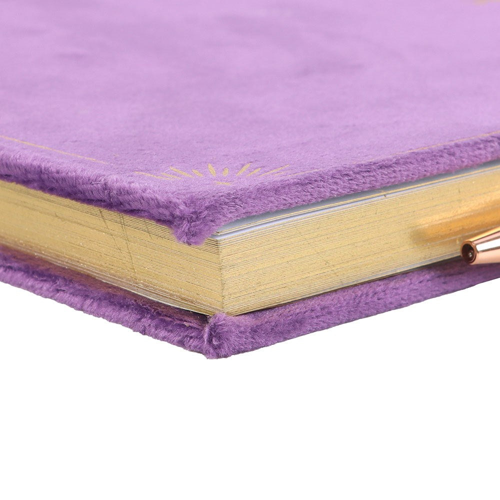 Book of Spells Journal with Amethyst Crystal Pen - Olleke Wizarding Shop Amsterdam