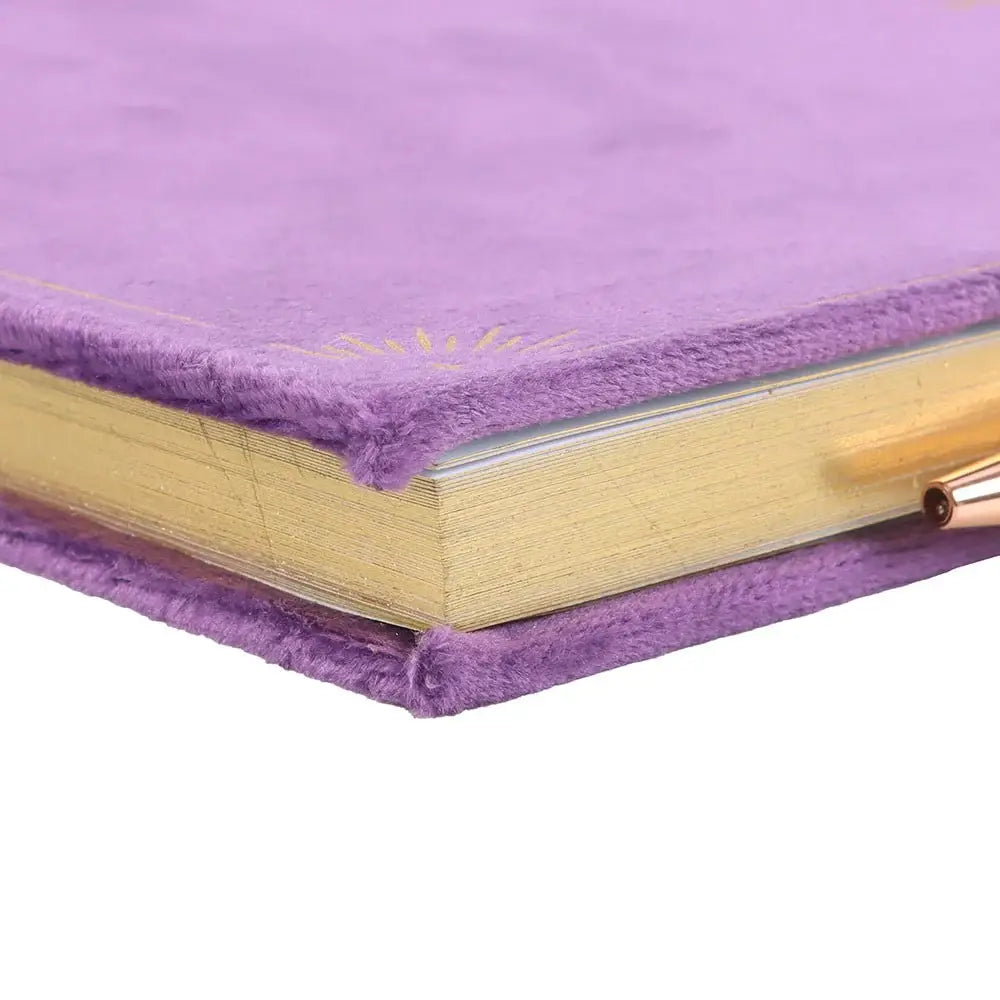 Book of Spells Journal with Amethyst Crystal Pen - Olleke Wizarding Shop Amsterdam