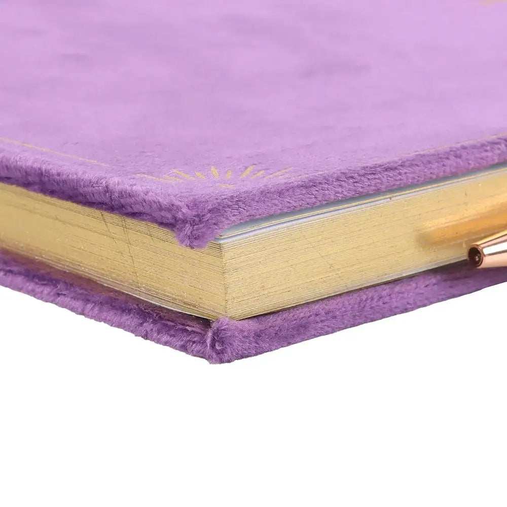 Book of Spells Journal with Amethyst Crystal Pen - Olleke Wizarding Shop Amsterdam