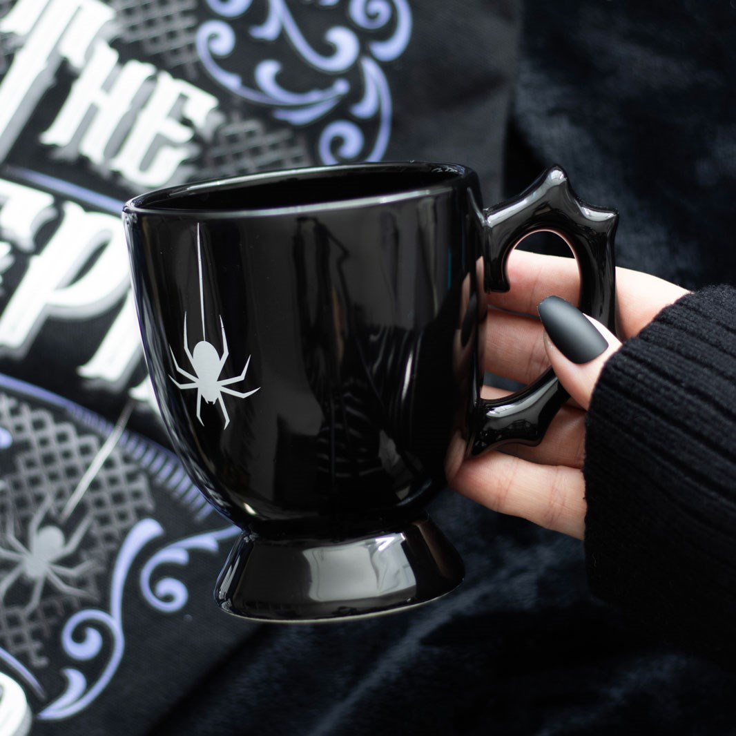 Black Spider Teacup - Olleke Wizarding Shop Amsterdam