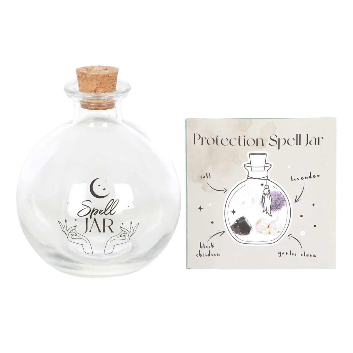 Glass Spell Jar with Recipe Booklet - Olleke Wizarding Shop Amsterdam