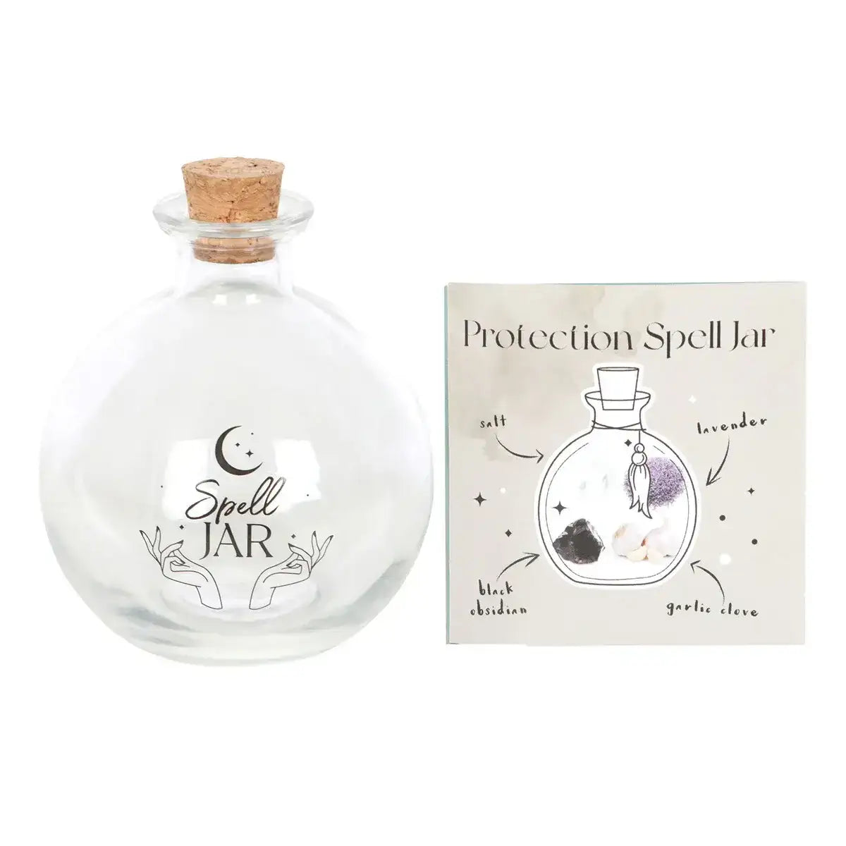 Glass Spell Jar with Recipe Booklet - Olleke Wizarding Shop Amsterdam