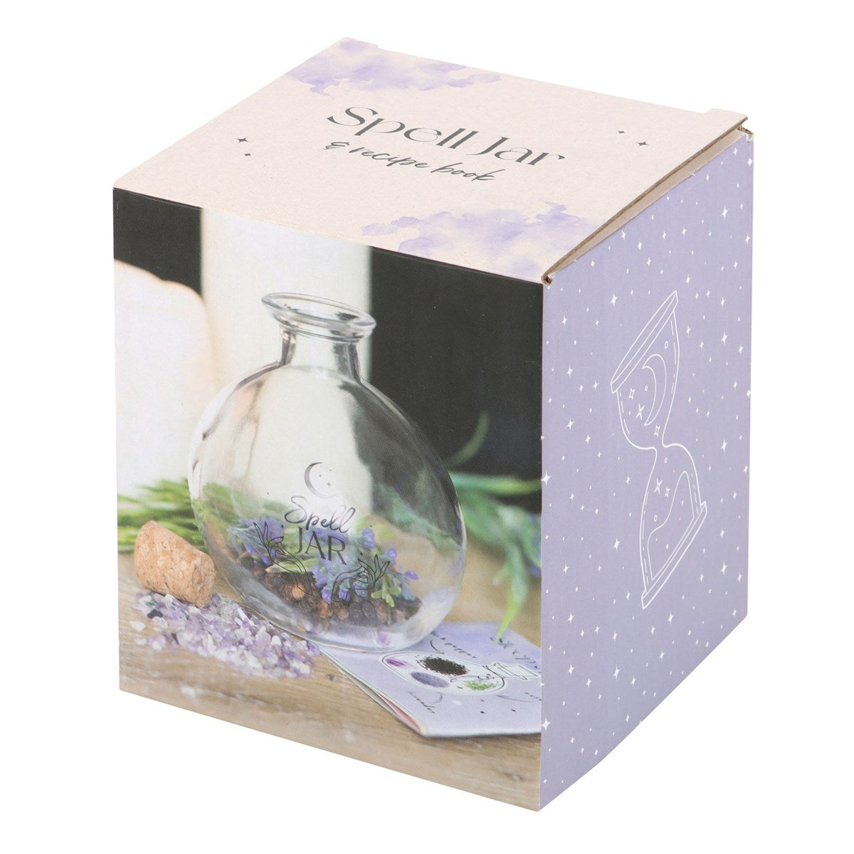 Glass Spell Jar with Recipe Booklet - Olleke Wizarding Shop Amsterdam