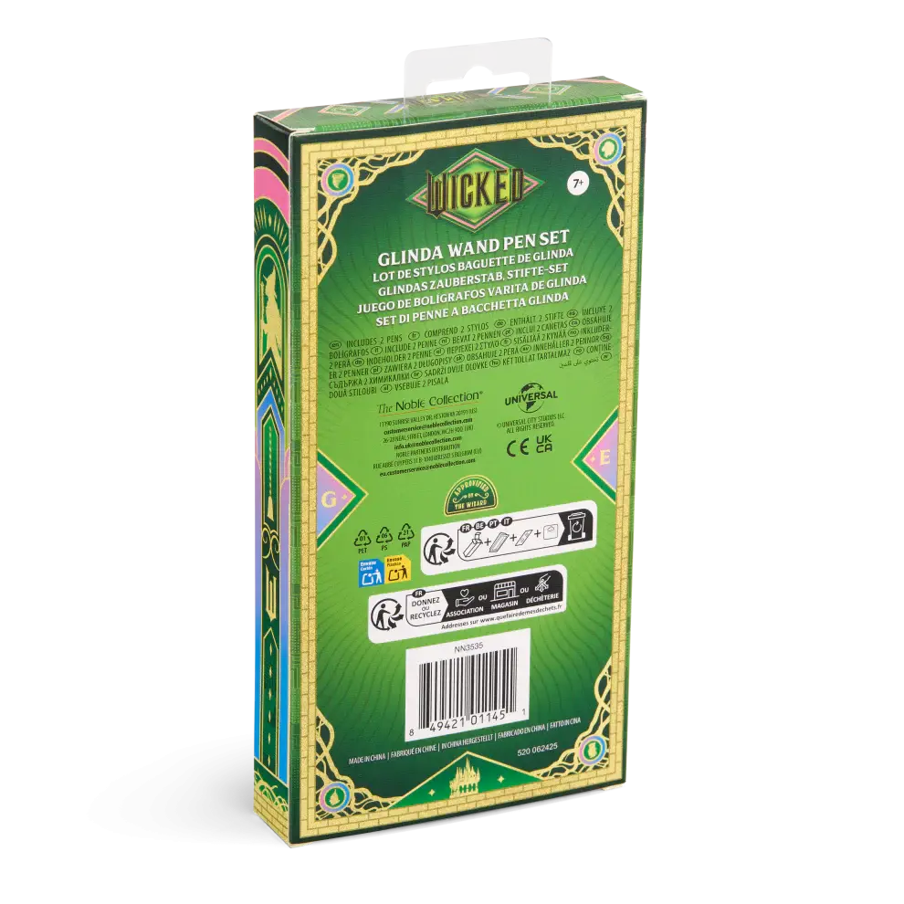Glinda Wand Pen Set - Olleke Wizarding Shop Amsterdam