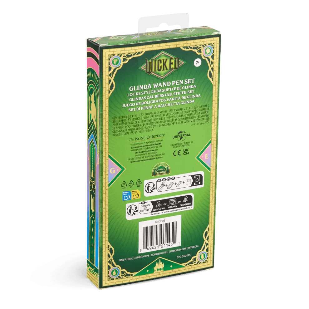 Glinda Wand Pen Set - Olleke Wizarding Shop Amsterdam