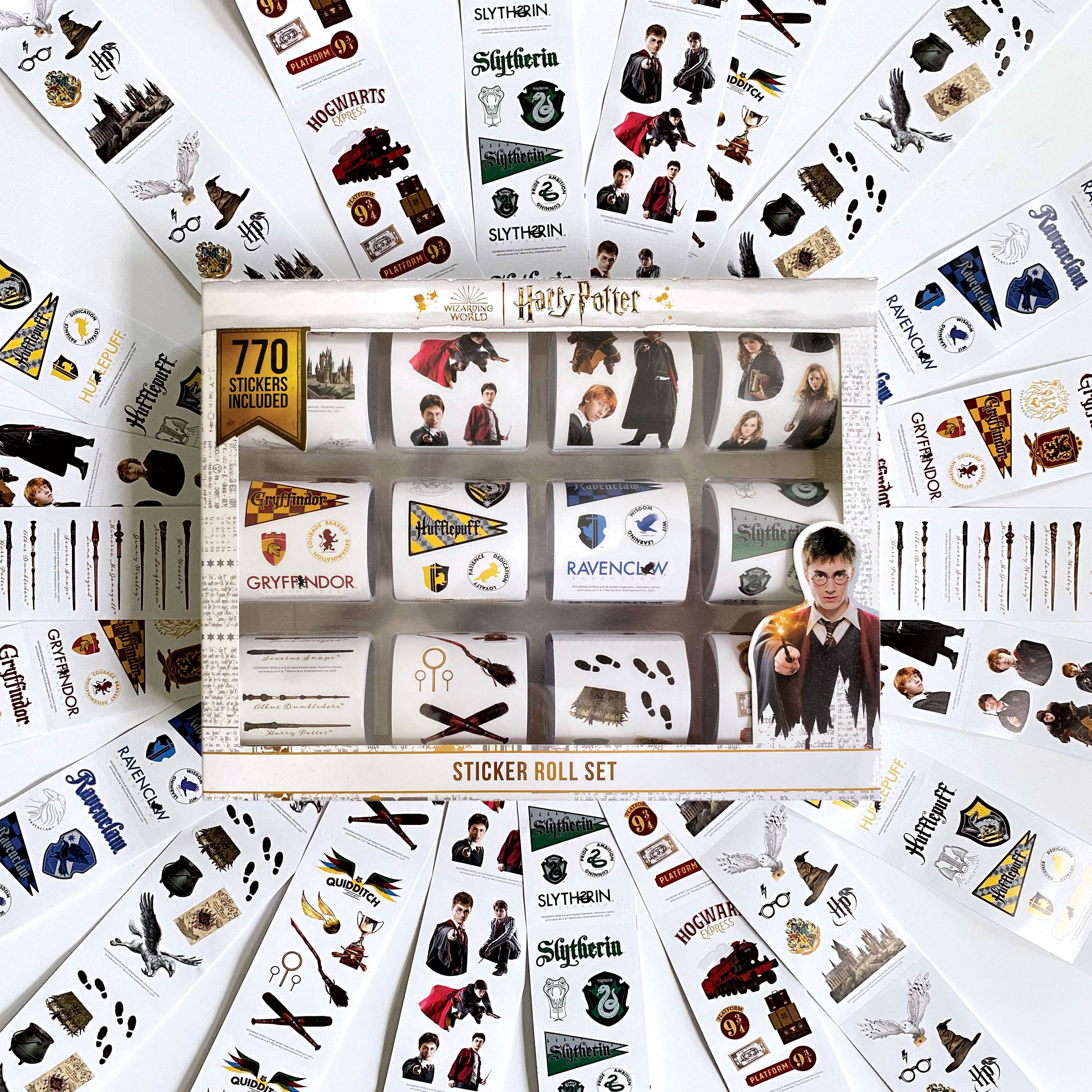 Harry Potter Sticker Roll Box Set - Olleke Wizarding Shop Amsterdam