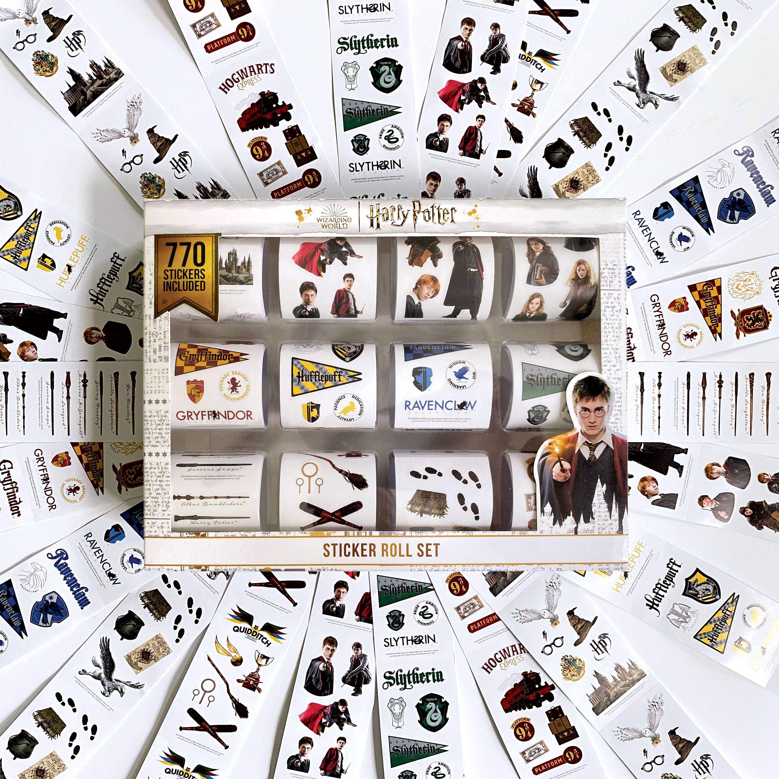 Harry Potter Sticker Roll Box Set - Olleke Wizarding Shop Amsterdam