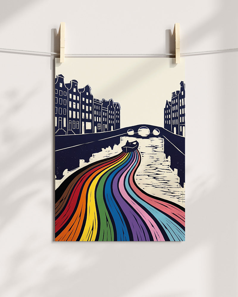 Amsterdam Worldpride Art Print