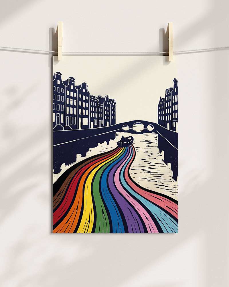 Amsterdam Worldpride Art Print