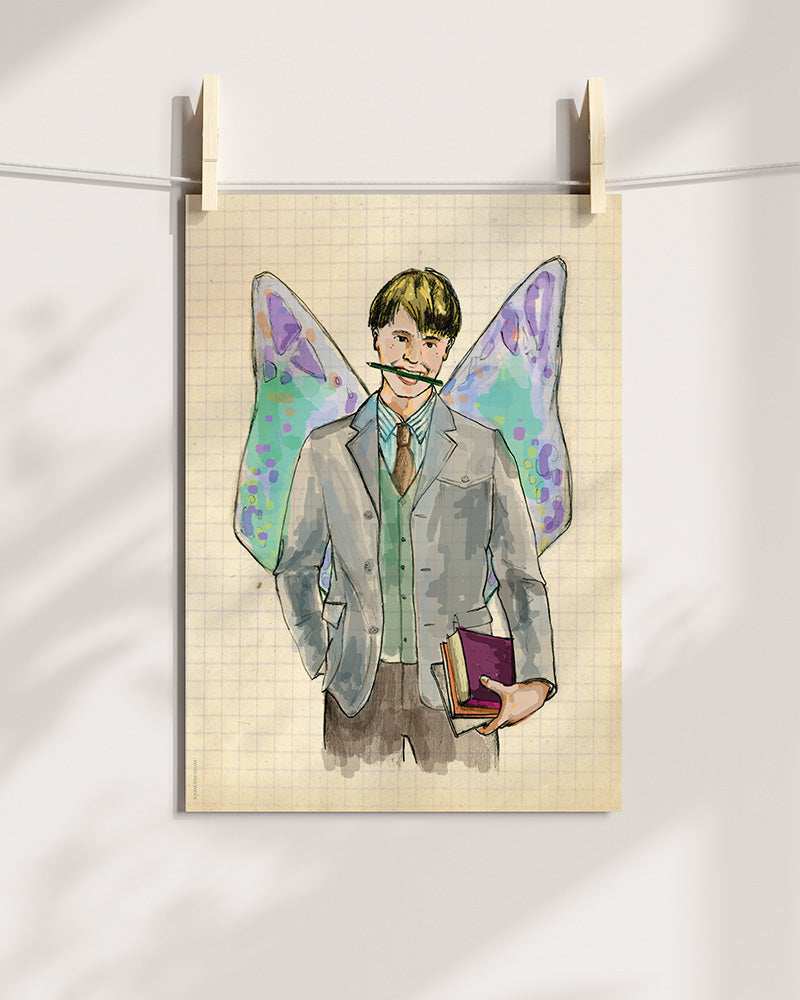 Bookelf Art Print