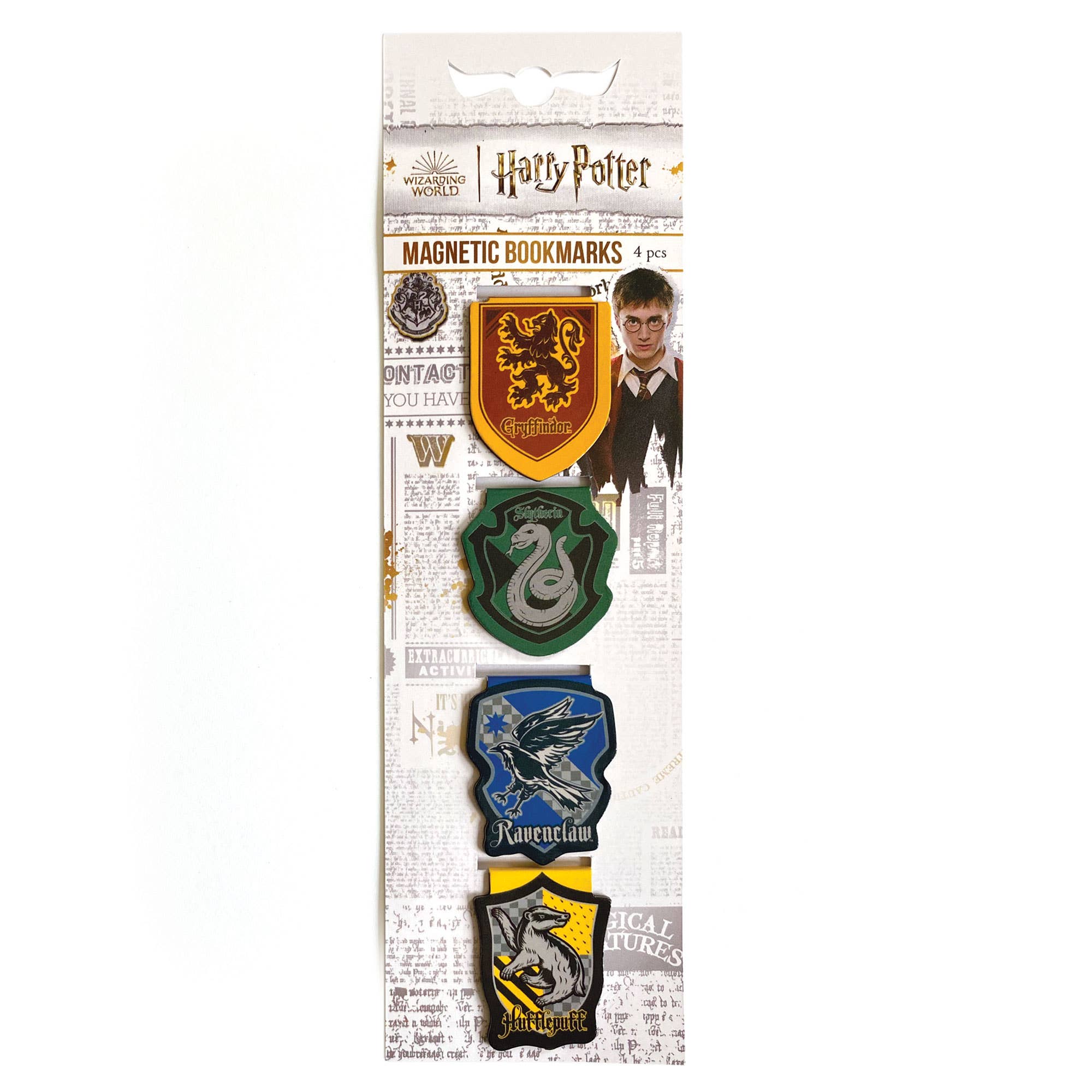 Harry Potter House Crests magnetic bookmarks - Olleke Wizarding Shop Amsterdam