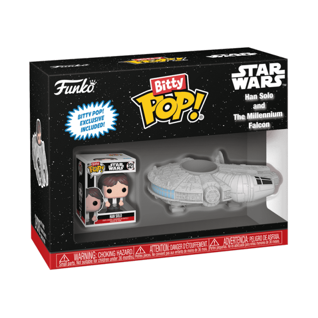 Funko Bitty POP! Rides Star Wars Han Solo with The Millenium Falcon - Olleke Wizarding Shop Amsterdam