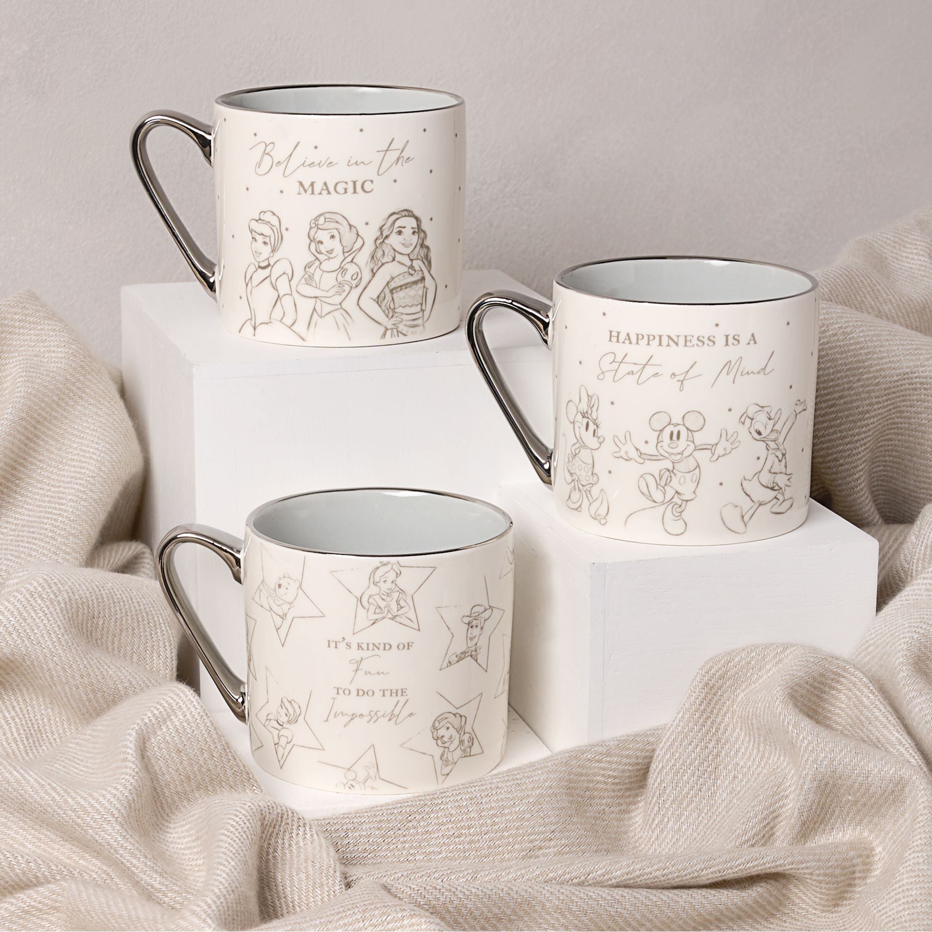 Disney 100 Premium Mug - 'Believe In The Magic' - Olleke Wizarding Shop Amsterdam