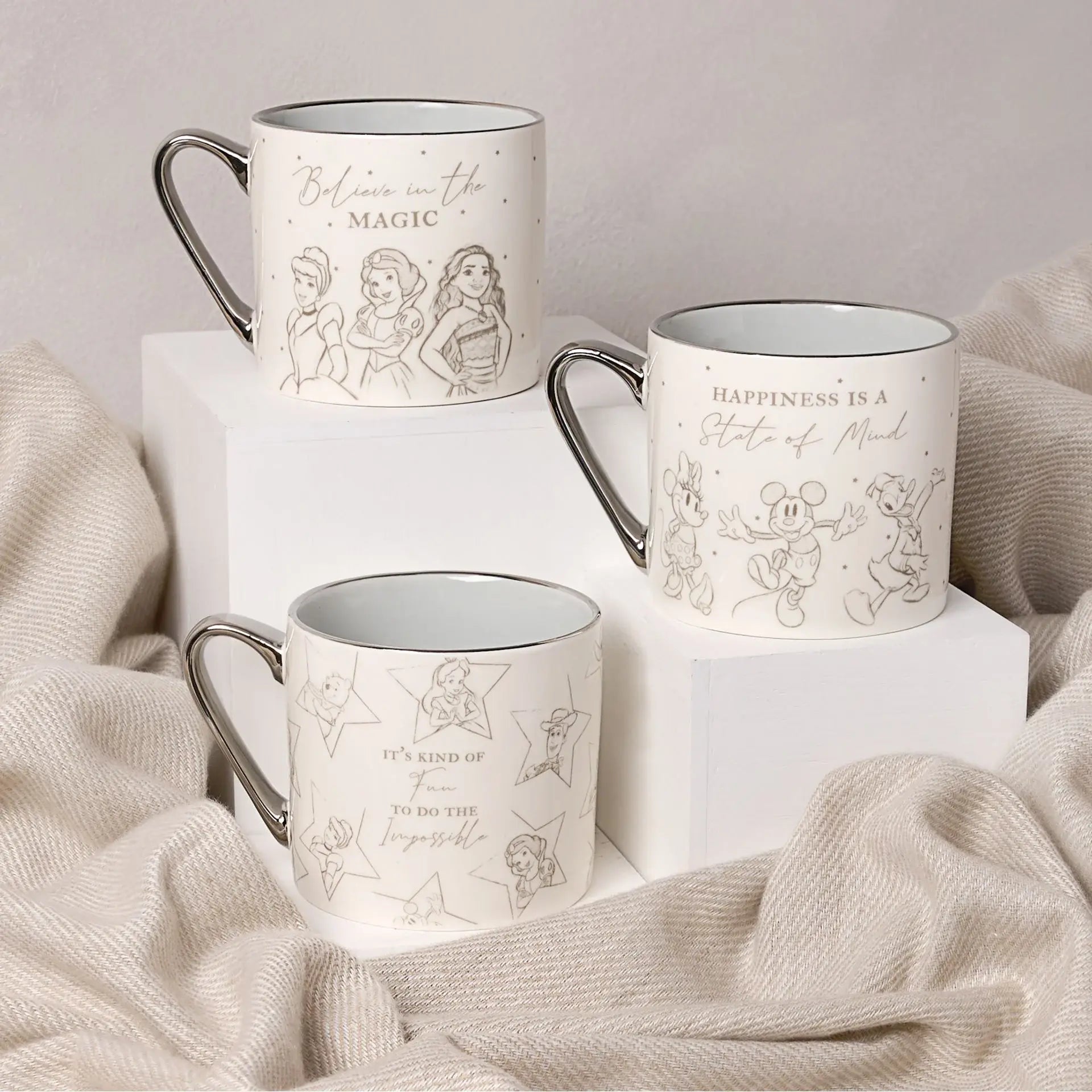 Disney 100 Premium Mug - 'Believe In The Magic' - Olleke Wizarding Shop Amsterdam